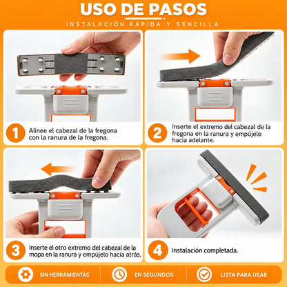 Mini Mopa De Mano Escurridora Multiuso