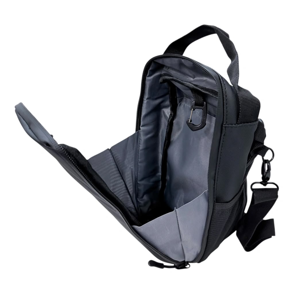 Bolso de gym magnético en uso en el gimnasio