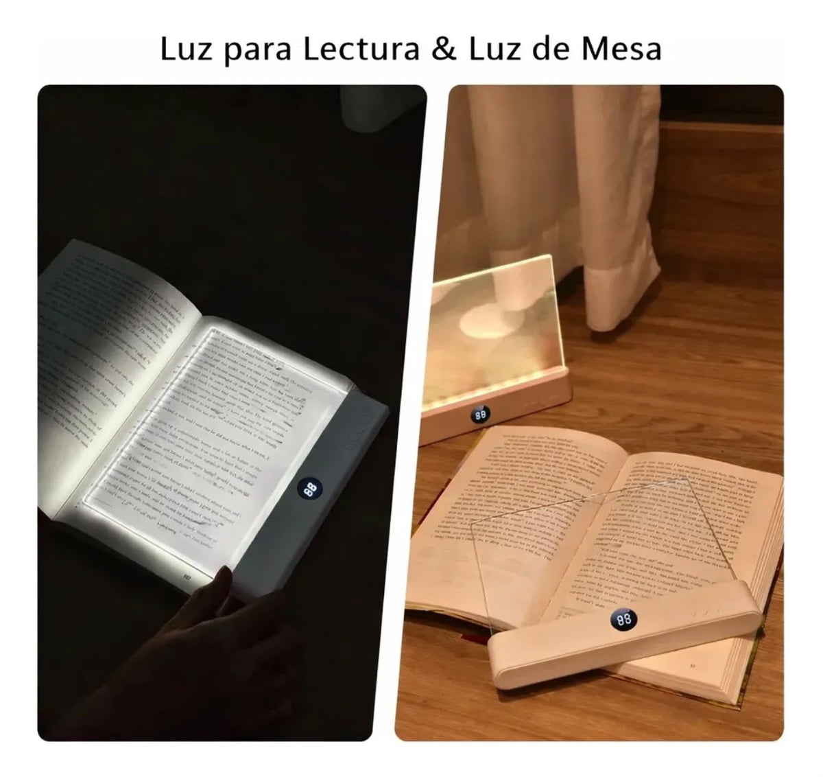 Lámpara LED Caimar con cable USB y USB-C incluidos