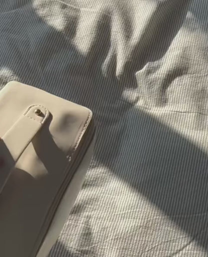 Neceser De Cuero Ecológico Laziness – Organizador de Maquillaje y Viaje Gran Capacidad